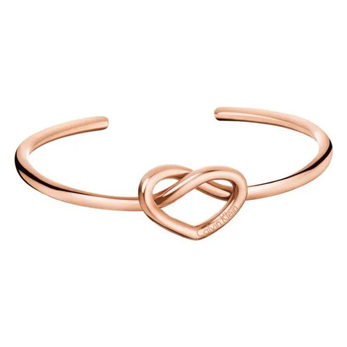 Vòng Đeo Tay Calvin Klein CK Charming Open Bangle KJ6BPF1001XS Màu Vàng Hồng