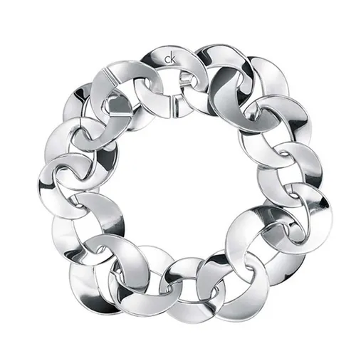 Trang sức Calvin Klein Vòng đeo tay - Vòng Đeo Tay Calvin Klein CK Pleasant Bracelet KJ72AB0101XS Màu Bạc - Vua Hàng Hiệu