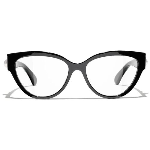 Kính Mắt Cận Chanel Cat Eye Sunglasses CH3436 C622 Màu Đen Size 53
