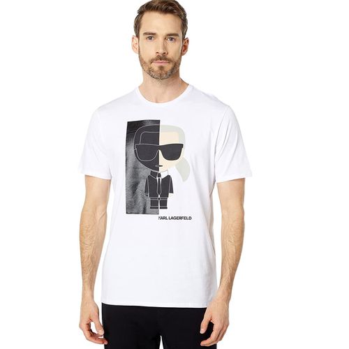 Áo Phông Karl Lagerfeld Paris White T-Shirt For Men Màu Trắng Size S