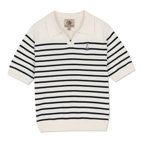 Áo Len WHOAU WHKAC2536F Kẻ Đen Trắng Size M