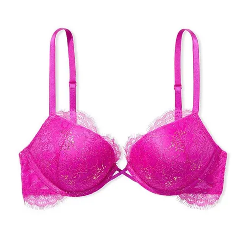 Áo Lót Victoria's Secret Bombshell Push-Up Bra Ren 997164QB6 Màu Tím Hồng Size 32B