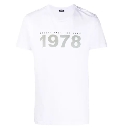 Diesel - Áo Phông Diesel T-DIEGOS-N33 Man: T-Shirt With Rubberised Print Màu Trắng Size S - Vua Hàng Hiệu