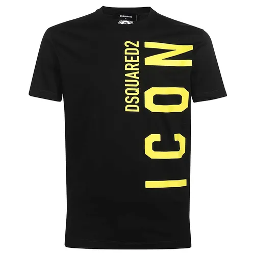 Áo Phông Dsquared2 V-Icon Cool T-Shirt S79GC0060 S23009 998 Màu Đen