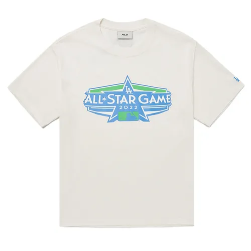 Áo Phông MLB All-Star Game Overfit LA Dodgers Tshirt 3ATSB0724-07IVS Màu Trắng