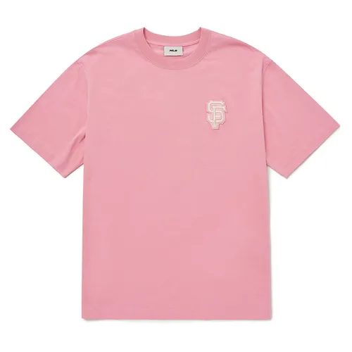 Áo Phông MLB City Life Overfit San Francisco Giants Tshirt 3ATSC0124-14PKS Màu Hồng Size S