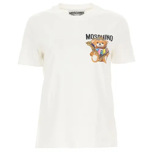 Áo Phông Moschino V0704 0440 1001 Màu Trắng