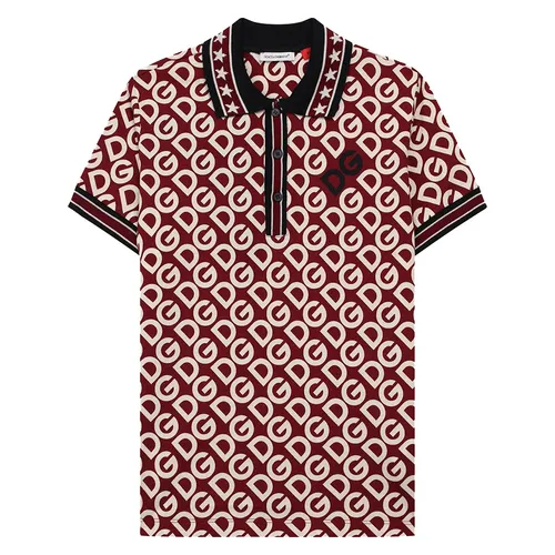 Áo Polo Dolce & Gabbana D&G L4JTAQ G7UAG Phối Màu - Thời trang - Vua Hàng Hiệu