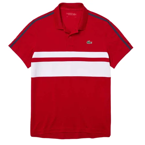 Áo Polo Lacoste Full Stripe Polo Men DH9605 00 4FV Màu Đỏ Size XS - Thời trang - Vua Hàng Hiệu