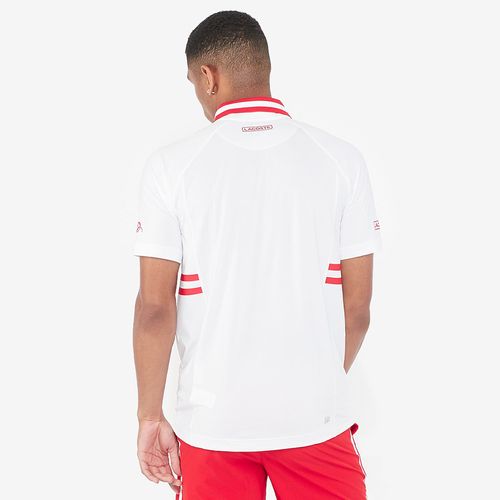 Áo Polo Lacoste Men's Sport x Novak Djokovic Breathable Ultra-Dry Polo Shirt DH9615 00 B6C Màu Trắng - Đỏ Size M-3