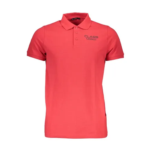 Áo Polo Nam Cavalli Class In Hình Lưng Màu Đỏ Size M