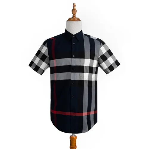 Áo Sơ Mi Burberry 8020855-1003 Màu Xanh Navy Size M
