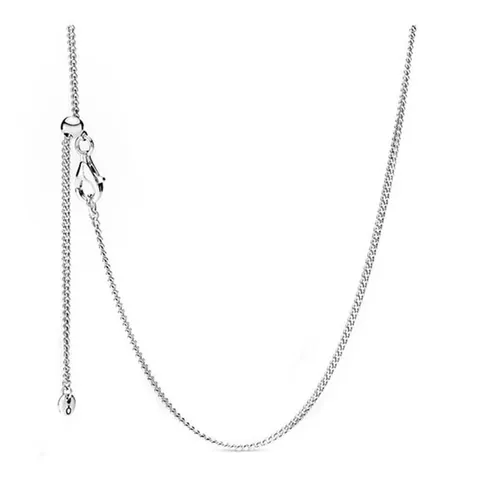 Dây Chuyền Pandora Moments Dạng Xích 398283 Màu Bạc