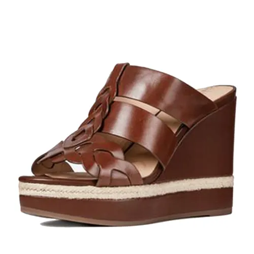 Dép Đế Xuồng Geox D Yulimar B 12cm Màu Nâu Size 38
