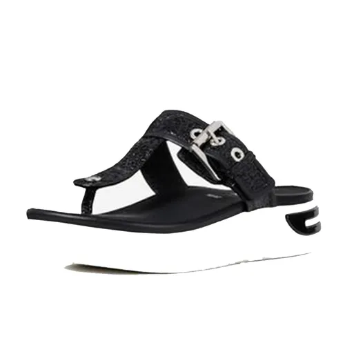 Dép Kẹp Đế Xuồng Geox Ottaya Sand B D92CMB Quai Màu Đen Size 39