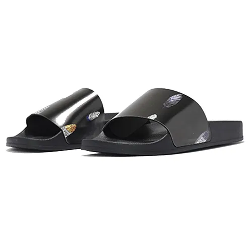 Dép Marcelo Burlon - Dép Marcelo Burlon Feathers Sliders CMIC001S21PLA0021084 Màu Đen - Vua Hàng Hiệu