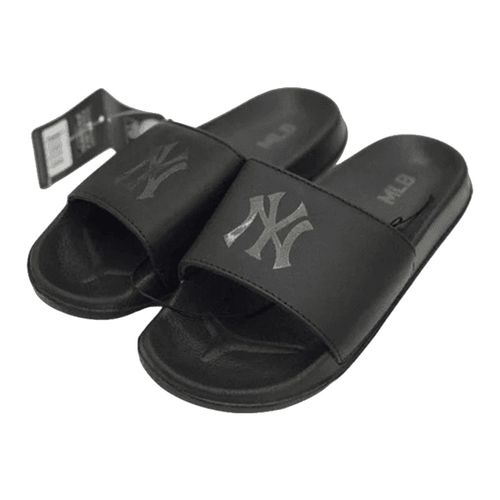 Dép MLB New York Yankee NY All Black Màu Đen Size 39