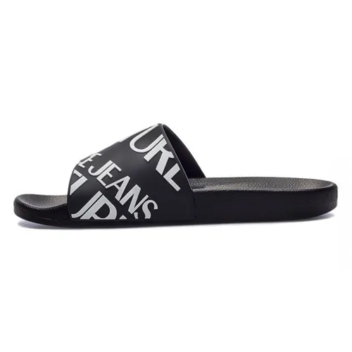 Dép Versace Jeans Couture Black 72YA3SQ1 71352 899 Màu Đen Size 39