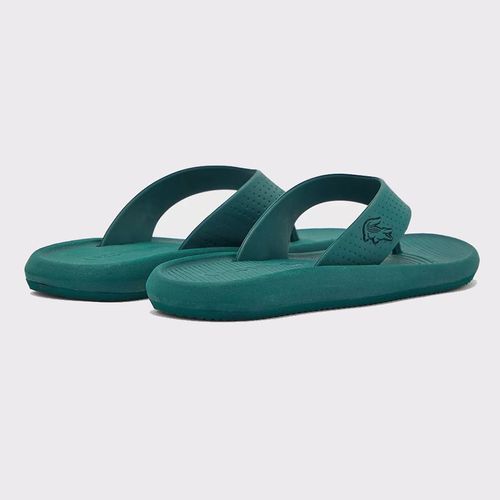 Dép Xỏ Ngón Lacoste Men's Croco Sandal Màu Xanh Green Size 40.5-2