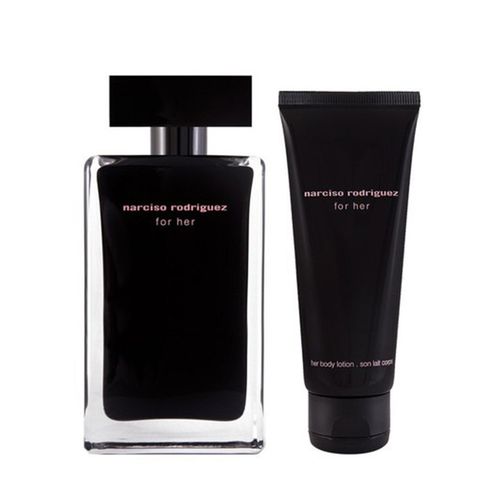 Set Nước Hoa Narciso Rodriguez For Her EDT 100ml+ Dưỡng Thể Narciso Rodriguez For Her 75ml