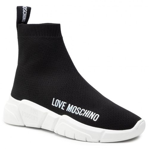 Giày Sneakers Moschino Women's Shoes Love Moschino High Top Trainers JA15343G1CIZ4 Màu Đen-3