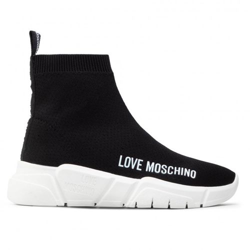 Giày Sneakers Moschino Women's Shoes Love Moschino High Top Trainers JA15343G1CIZ4 Màu Đen-4