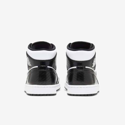 Giày Thể Thao Nike Jordan 1 Mid Carbon Fiber DD2192-001 Màu Đen Size 44-2