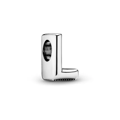 Hạt Vòng Charm Pandora Letter L Alphabet 797466 Màu Bạc