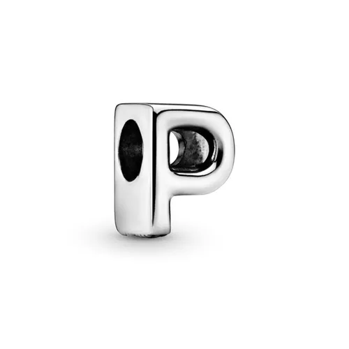 Hạt Vòng Charm Pandora Letter P Alphabet 797470 Màu Bạc - Trang sức - Vua Hàng Hiệu