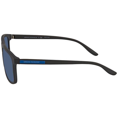 Kính Mát Armani Exchange Blue Rectangular Men's Sunglasses AX4110SF 807880 58 Màu Xanh Blue-2