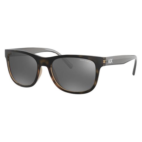 Kính Mát Armani Exchange Mirror Silver Rectangular Men's Sunglasses AX4103SF 8029Z3 56 Màu Xám