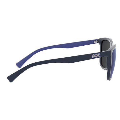 Kính Mát Armani Exchange Mirrored Blue Square Men's Sunglasses AX4093SF 829555 56 Màu Xanh Blue-1