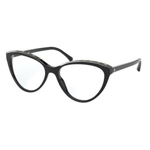 Kính Mắt Cận Chanel Eyeglasses Cat Eyes CH3393 C622 Màu Đen