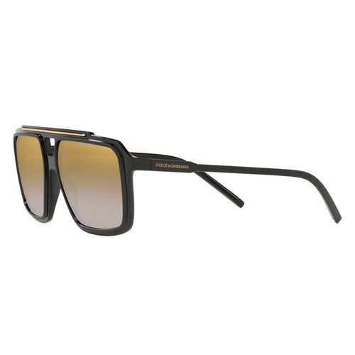 Kính Mát Dolce & Gabbana D&G Brown DNA Aviator Sunglasses For Men 57-16 Màu Nâu Đen