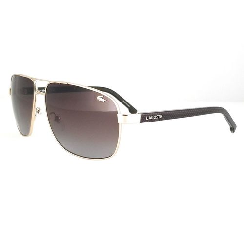 Kính Mát Lacoste Brown Gradient Rectangular Unisex Sunglasses L162S 714 61 Màu Nâu