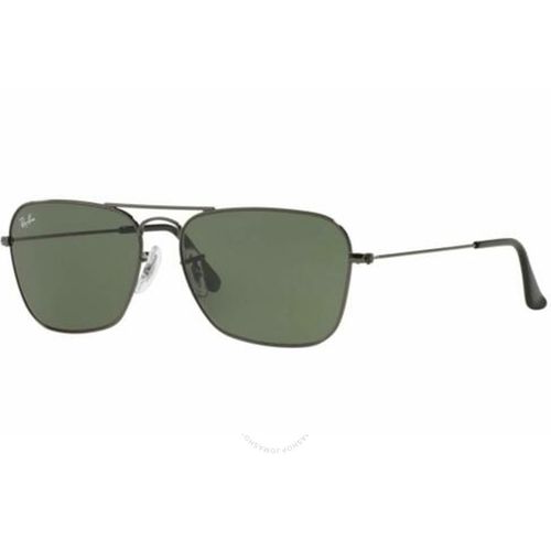 Kính Mát Rayban Caravan Green Classic G-15 Square Unisex Sunglasses RB3136 004 55 Màu Xanh Green