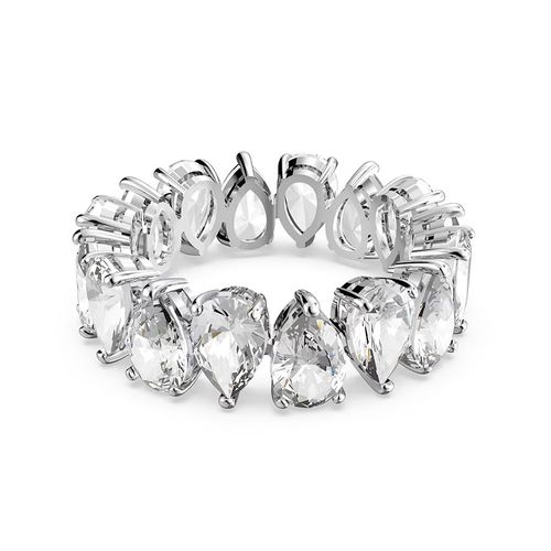 Nhẫn Swarovski Vittore Ring Pear Cut, White, Rhodium Plated 5563966 Màu Bạc Size 55-2