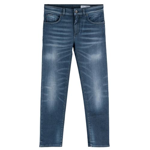 Quần Jeans Nam Dolce & Gabbana D&G Tag Bạc GYZQ1D G8CL9 Màu Xanh