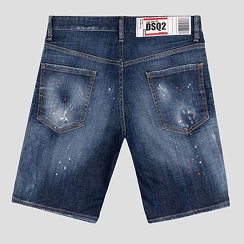 Quần Short Jeans Dsquared2 S71MU0629-S30342 Màu Xanh Size 46-1