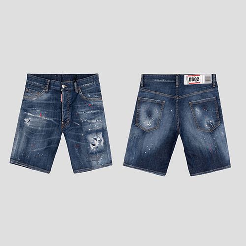 Quần Short Jeans Dsquared2 S71MU0629-S30342 Màu Xanh Size 46-2