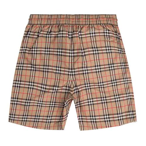 Quần Shorts Burberry Vintage Check Print Swim 8017295 Màu Nâu Size S-3