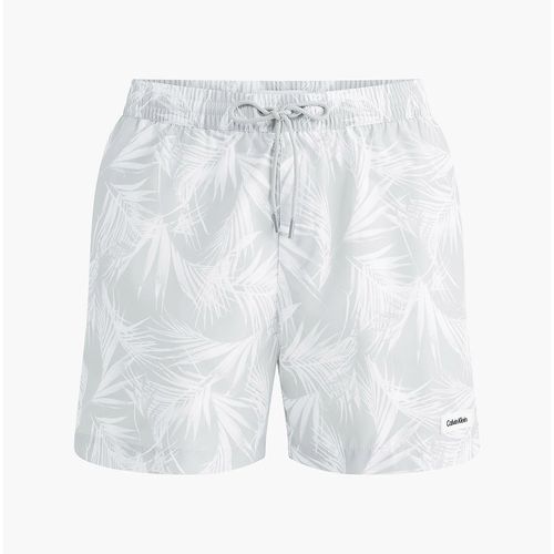 Quần Shorts Core Solids Drawstring Medium Swim Shorts Màu Trắng Xám-5