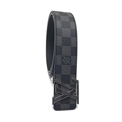 Thắt Lưng Nam  Louis Vuitton Belt LV Mix 3 Damier Màu Đen Xám Size 90
