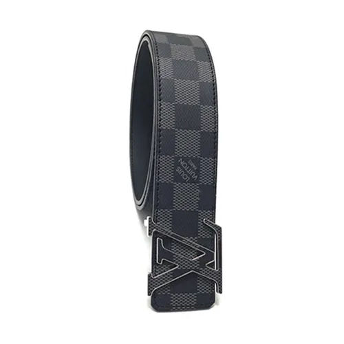 Thắt Lưng Nam Louis Vuitton Belt LV Mix 3 Damier Màu Đen Xám Size 95 - Thắt lưng - Vua Hàng Hiệu