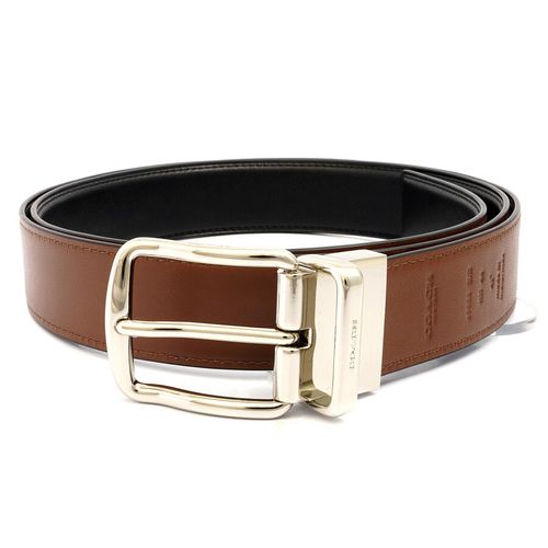 Thắt Lưng Nam Coach Men's Apparel Accessories Belt 69988 BK/SD Màu Đen Nâu, Size 42-1