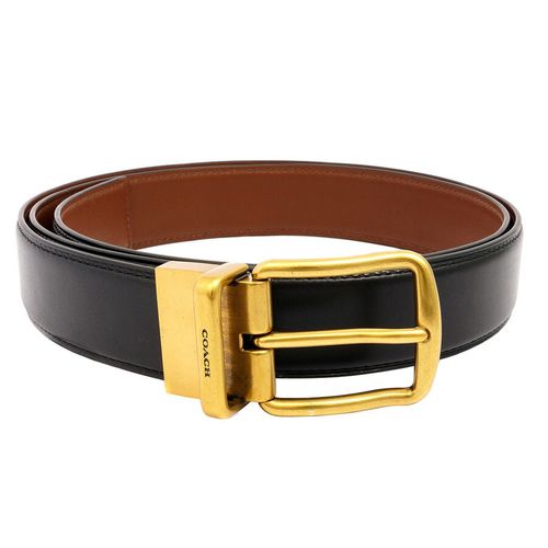 Thắt Lưng Nam Coach Men's Apparel Accessories Belt 69988 BK/SD Màu Đen Nâu, Size 42-2