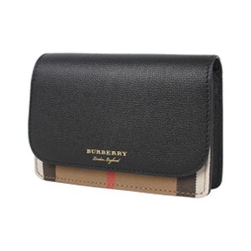 Túi Đeo Chéo Burberry Vintage Classic Plaid Leather Shoulder Strap Shoulder Messenger Bag Màu Đen-1