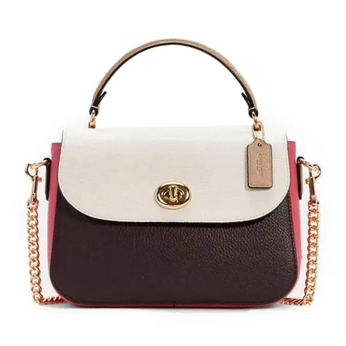 Túi Đeo Chéo Coach Marlie Top Handle Satchel In Colorblock C2832 Phối Màu Size 24