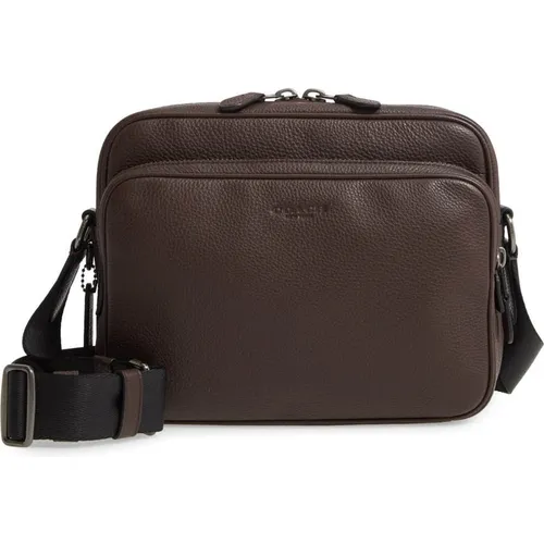 Túi Đeo Chéo Coach Nam Men Metropolitan Leather Messenger Bag Màu Nâu