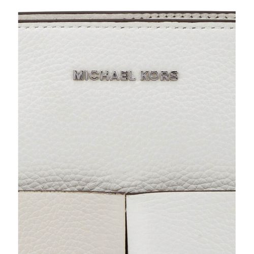 Túi Xách Michael Kors MK Ladies Bedford Medium Pebbled Leather Tote Bag Màu Trắng-5